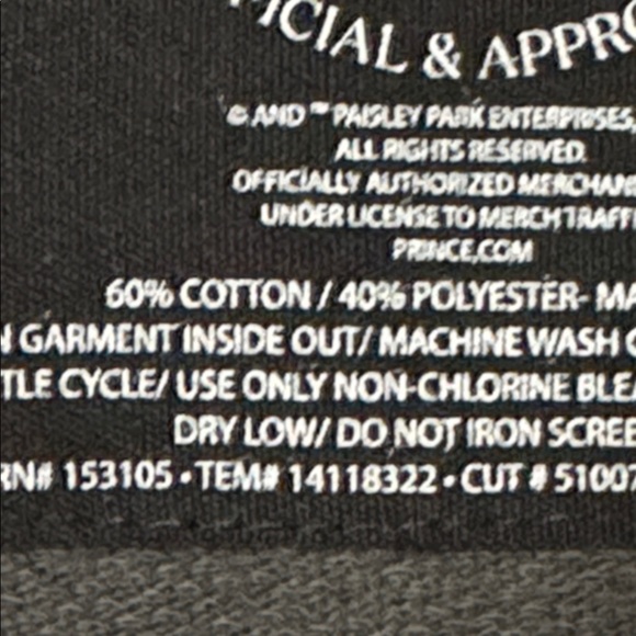 NWT Torrid Prince long sleeve tee shirt. Size L-12 - Picture 6 of 6